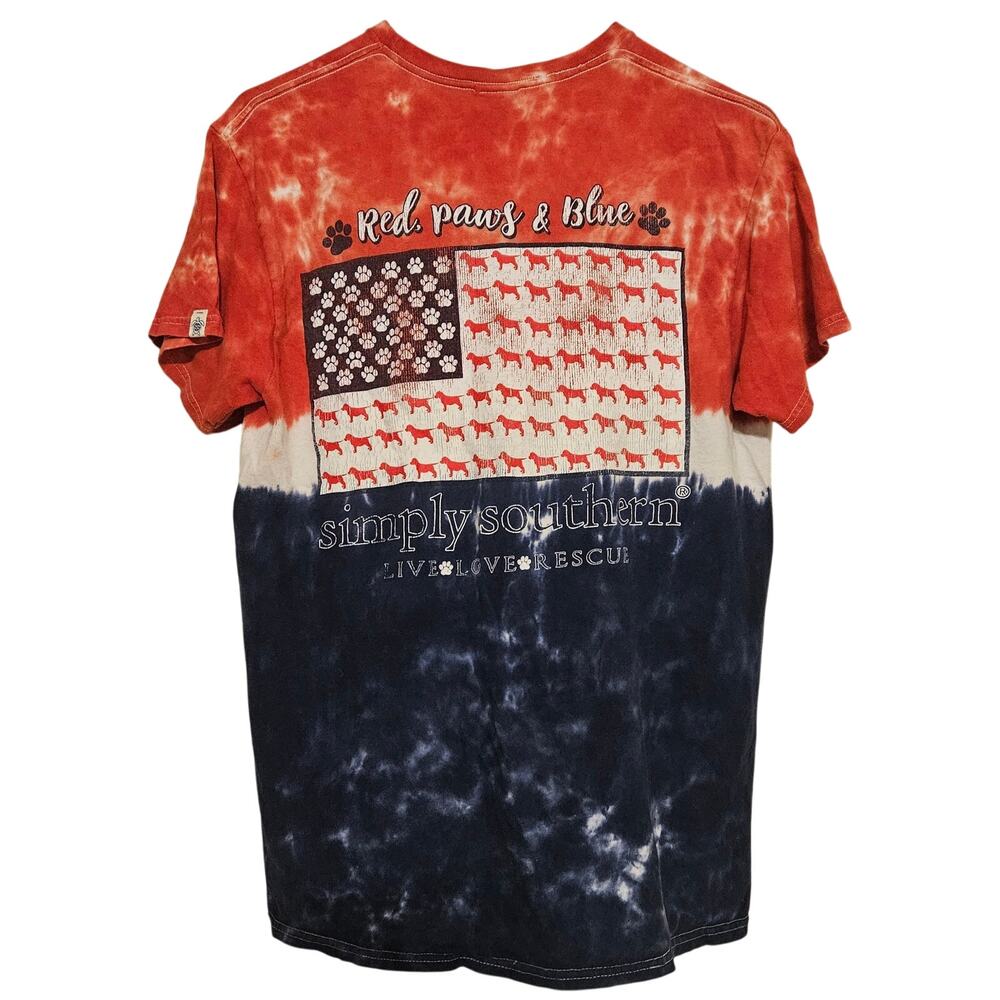 Simply Southern Red White and Blue Tshirt